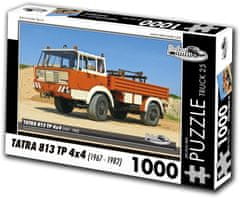 RETRO-AUTA© Puzzle TOVORNJAK št. 25 Tatra 813 TP 4x4 (1967-1982) 1000 kosov