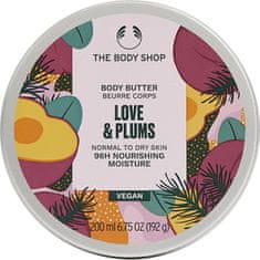 The Body Shop Maslo za telo za normalno do suho kožo Love & Plums (Body Butter) 200 ml