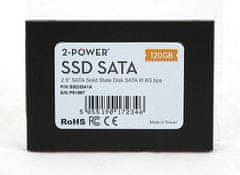 2-Power SSD 128 GB 2,5" SATA III 6 Gb/s (branje 500 MB/s, zapisovanje 500 MB/s) 3 LETNA GARANCIJA