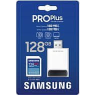 Samsung Samsung/SDXC/128 GB/USB 3.0/USB-A/razred 10/+ Adapter/modra