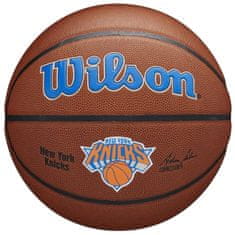 Wilson Žoge košarkaška obutev rjava 7 Team Alliance New York Knicks Ball