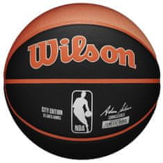 Wilson Žoge košarkaška obutev črna 7 Nba Team City Collector Atlanta Hawks Ball