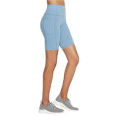 Skechers Hlače obutev za trening svetlo modra 163 - 167 cm/S Go Walk High Waisted Bike Short