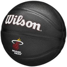 Wilson Žoge košarkaška obutev črna 3 Team Tribute Miami Heat Mini Ball