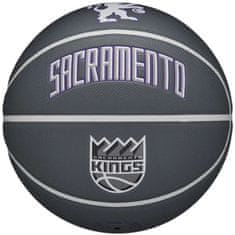 Wilson Žoge košarkaška obutev siva 7 Nba Team City Collector Sacramento Kings Ball