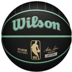 Wilson Žoge košarkaška obutev črna 7 Nba Team City Collector Charlotte Hornets Ball