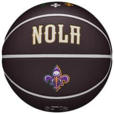 Wilson Žoge košarkaška obutev rjava 7 Nba Team City Collector New Orleans Pelicans Ball