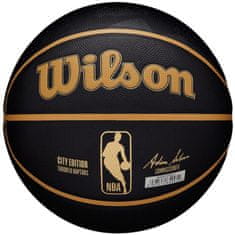 Wilson Žoge košarkaška obutev črna 7 Nba Team City Collector Toronto Raptors Ball