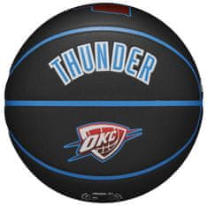 Wilson Žoge košarkaška obutev črna 7 Nba Team City Collector Oklahoma City Thunder Ball