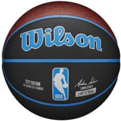 Wilson Žoge košarkaška obutev črna 7 Nba Team City Collector Oklahoma City Thunder Ball