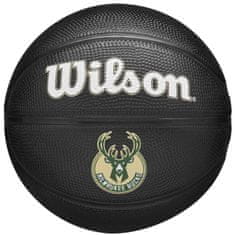 Wilson Žoge košarkaška obutev črna 3 Team Tribute Milwaukee Bucks Mini