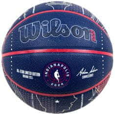 Wilson Žoge košarkaška obutev modra 7 Nba All-star 2024 Indianapolis Collector