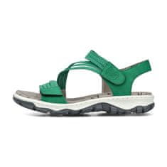 Rieker Sandali zelena 40 EU Trekkingsandalen Grün