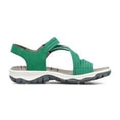 Rieker Sandali zelena 40 EU Trekkingsandalen Grün