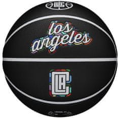 Wilson Žoge košarkaška obutev črna 7 Nba Team City Collector Los Angeles Clippers Ball