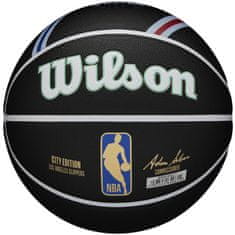 Wilson Žoge košarkaška obutev črna 7 Nba Team City Collector Los Angeles Clippers Ball