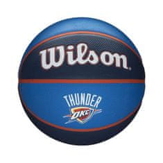 Wilson Žoge košarkaška obutev modra 7 Nba Team Oklahoma City Thunder