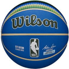 Wilson Žoge košarkaška obutev modra 7 Nba Team City Collector Milwaukee Bucks Ball