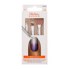 Sally Hansen Salon Pro Brush Kit Set čopič za manikuro 3 kos