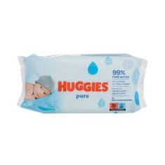 Huggies Pure Baby Cleansing Wipes nežni vlažni robčki 56 kos