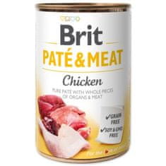 Brit Piščanec v pločevinki Paté &amp; Meat Chicken 400g