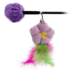 Magic cat Igrača palica s pompom in igračo mix 6cm+45cm 24pcs