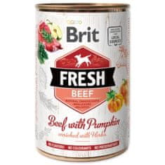 Brit Konzervirano goveje meso Fresh z bučami 400g