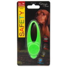 Dog Fantasy Obesek LED silikon zelena 8cm