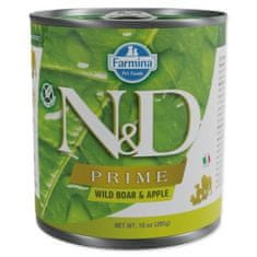 N&D Hrana v konzervi N&amp;D Dog Prime Wild Boar &amp; Apple 285g