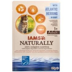 IAMS Naturally Adult sled v omaki 85g