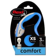 Flexi Povodec New Comfort Tape XS modri 3m