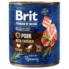 Brit Svinjina v pločevinki Premium by Nature s trahejo 800g