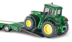 SIKU Farmer - Traktor s traktorji John Deere, merilo 1:87