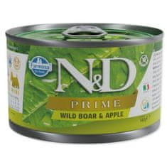 N&D Hrana v konzervi N&amp;D Dog Prime Wild Boar &amp; Apple 140g