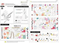 Metal Earth Kovinska Zemlja 3D sestavljanka: Srebrni zmaj ICONX