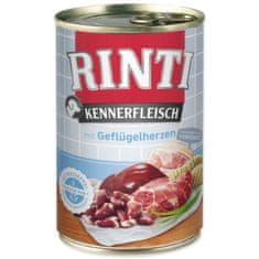 RINTI Konzervirana hrana Kennerfleisch Adult perutninsko srce 400g