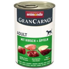 Animonda Hrana v konzervi Gran Carno Adult z jelenjadjo in jabolki 400g