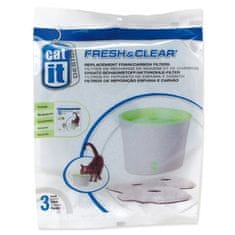 Hagen Catit polnilo z ogljem in peno za Fresh&amp;Clear 3 kosi