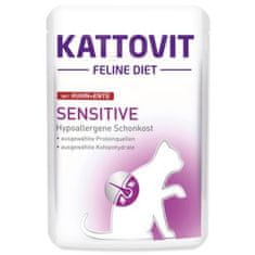 Kattovit Kapsula Sensitive piščanec in raca 85g