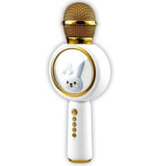 MG Bunny Bluetooth Karaoke mikrofon, belo