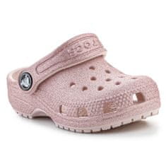 Crocs Cokle roza 22 EU Classic Glitter Clog