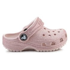 Crocs Cokle roza 22 EU Classic Glitter Clog