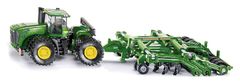 SIKU Farmer - Traktor John Deere 9630 z vrati Amazone Centaur 1:87