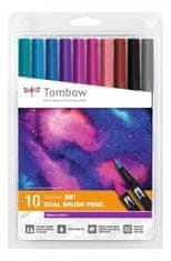 Tombow Dvostranski marker s čopičem ABT - barve Galaxy 10 kosov