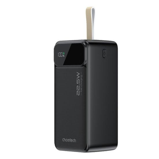 Choetech B732 Power Bank 50000mAh 2x USB / USB-C 22.5W, črna