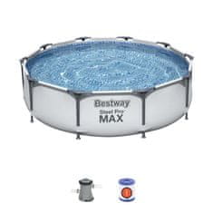 Bestway Steel Pro Pool maks 3,05 x 0,76 ms filtriranje kartuše - 56408