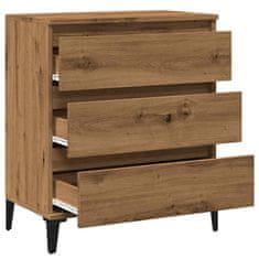 Vidaxl Sideboard artisian hrast 60x35x70 cm konstruiran les