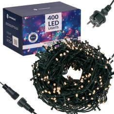 Springos novoletne lučke 400 LED 3000K 24 + 1,5m