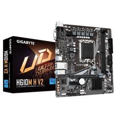 Gigabyte H610M osnovna plošča, V2, DDR5, SATA3, HDMI, USB3.2Gen1, LGA1700 (H610M H V2)