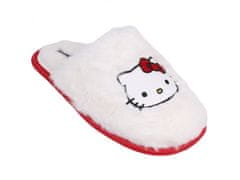 HELLO KITTY Hello Kitty Ženski copati/hišni copati, beli, krzneni v okrasni torbici 38-39 EU 